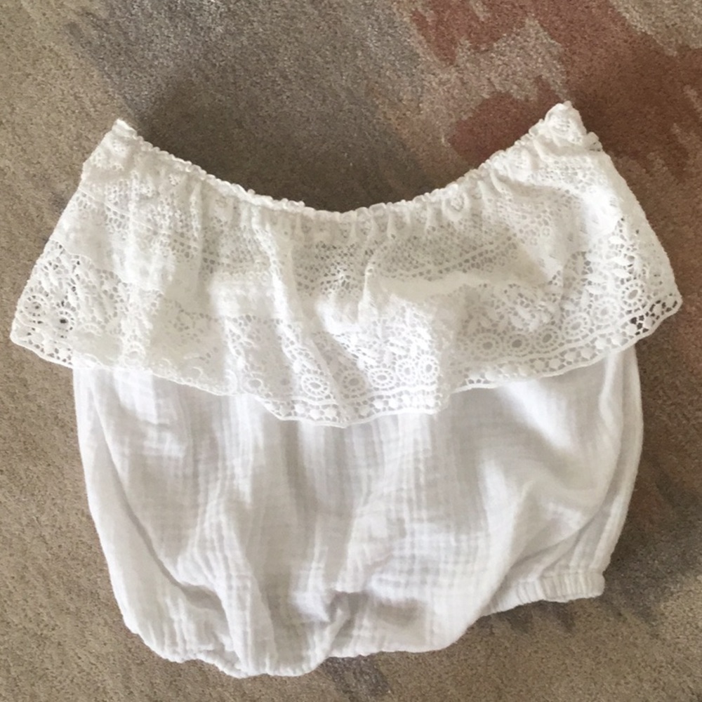 Michael Stars White Tube Top - Picture 1 of 3
